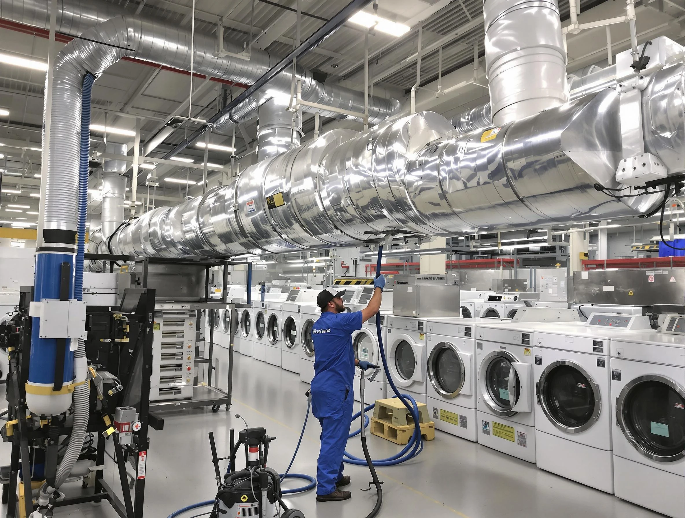 Tolleson Dryer Vent Cleaning team performing heavy-duty industrial dryer vent cleaning in Tolleson